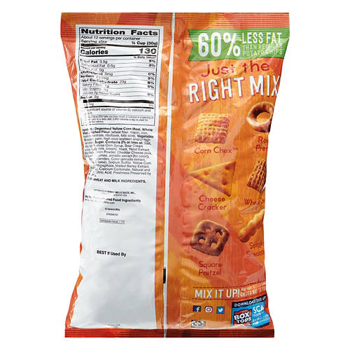 【agemochi】 General Mills Family Size Cheddar Chex Mix, 13.5 oz